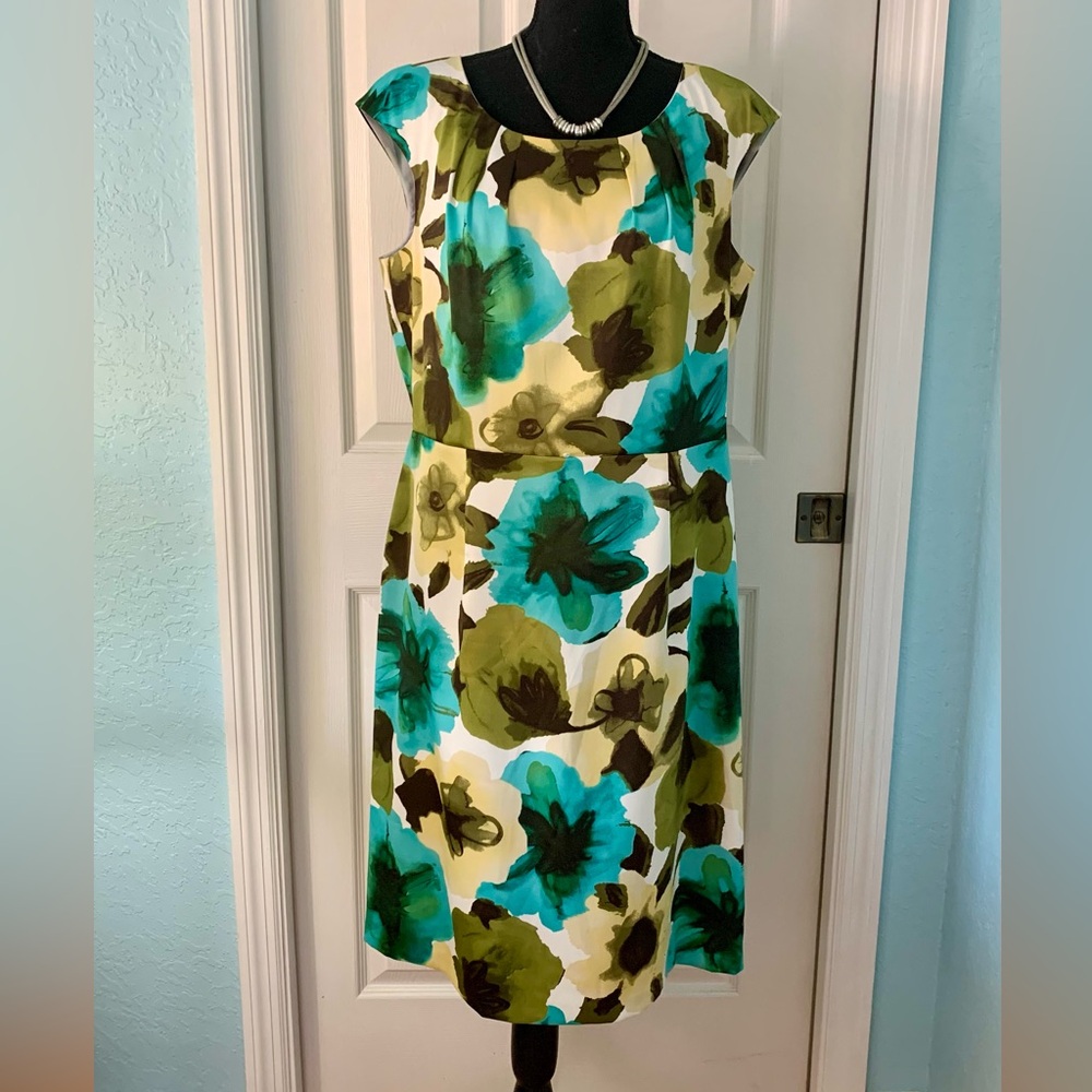 AB Studio floral print dress - Size 16